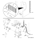 UNIT PARTS Diagram and Parts List for FUF20DUCRWW  General Electric Freezer
