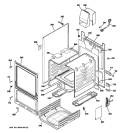 BODY PARTS Diagram and Parts List for RGA720EK2WH  Hotpoint Range