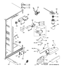 FRESH FOOD SECTION Diagram and Parts List for GSHF3KGXCCBB  General Electric Refrigerator