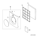 Part Location Diagram of WK85X10013 GE FILTER PRE