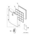 Part Location Diagram of WK85X10017 GE FILTER HEPA