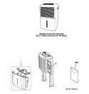 DEHUMIDIFIER Diagram and Parts List for AHW30LMG1  General Electric Dehumidifier