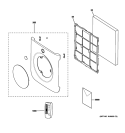 Part Location Diagram of WK85X10015 GE FILTER HEPA