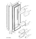 FRESH FOOD DOOR Diagram and Parts List for GCE23LGTJFAV  General Electric Refrigerator