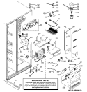FRESH FOOD SECTION Diagram and Parts List for PJE25PGTJFSV  General Electric Refrigerator