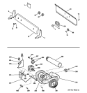 Part Location Diagram of WE19M1607 GE CONTROL PANEL Assembly White