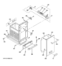 CONTAINER PARTS Diagram and Parts List for GCG1580P0SS  General Electric Trash Compactor