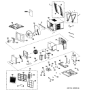 ROOM AIR CONDITIONER Diagram and Parts List for AEE23DMH1  General Electric Air Conditioner