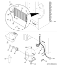 UNIT PARTS Diagram and Parts List for FUF14SVARWW  General Electric Freezer