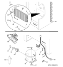 UNIT PARTS Diagram and Parts List for FUF21SVARWW  General Electric Freezer