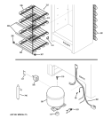 UNIT PARTS Diagram and Parts List for FUM17DTERWH  General Electric Freezer