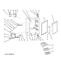 REFRIGERATOR Diagram and Parts List for GWS03ADWASS  General Electric Wine and Beverage Cooler