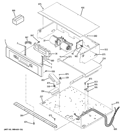 CONTROL PANEL Diagram and Parts List for ZET958WM1WW  General Electric Wall Oven