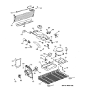 UNIT PARTS Diagram and Parts List for GTT17BBSDRCC  General Electric Refrigerator
