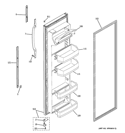 Part Location Diagram of WR12X10819 GE HANDLE SXS BQ