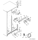 FRESH FOOD SECTION Diagram and Parts List for GSS20IEPJWW  General Electric Refrigerator