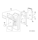 CONTROLLER PARTS Diagram and Parts List for JVM1790SKC01  General Electric Microwave
