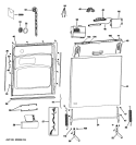 Part Location Diagram of WD34X11448 GE INSERT CONTROL PANEL