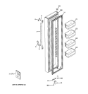 FREEZER DOOR Diagram and Parts List for GCE23LBWIFBB  General Electric Refrigerator