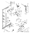 FRESH FOOD SECTION Diagram and Parts List for GCE23LHWIFSS  General Electric Refrigerator