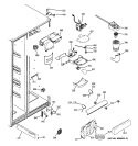 FRESH FOOD SECTION Diagram and Parts List for GIE21LGWIFKB  General Electric Refrigerator