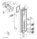 FREEZER DOOR Diagram and Parts List for PSE27NHWICSS  General Electric Refrigerator