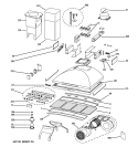 RANGE HOOD Diagram and Parts List for ZV1050SF2SS  General Electric Range Hood