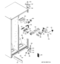 CASE PARTS Diagram and Parts List for PTE25SBTJRSS  General Electric Refrigerator