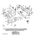 BACKSPLASH & COIN BOX ASSEMBLY Diagram and Parts List for WCCB1030J0WC  General Electric Washer