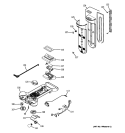 FRESH FOOD SECTION Diagram and Parts List for GTS21SBXASS  General Electric Refrigerator