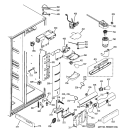 FRESH FOOD SECTION Diagram and Parts List for PCE23NHTJFBB  General Electric Refrigerator