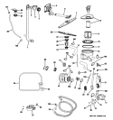 MOTOR-PUMP MECHANISM Diagram and Parts List for ZBD1870N00SS  General Electric Dishwasher