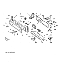 CONTROLS & BACKSPLASH Diagram and Parts List for VWXR4100T4AB  Hotpoint Washer