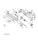 CONTROLS & BACKSPLASH Diagram and Parts List for VWSR3110W1WW  Hotpoint Washer