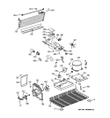 UNIT PARTS Diagram and Parts List for HTN16BBXZRWW  Hotpoint Refrigerator