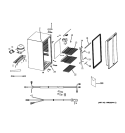 REFRIGERATOR Diagram and Parts List for SFR03BAVBBB  General Electric Refrigerator
