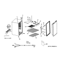 REFRIGERATOR Diagram and Parts List for SMR03BAVBWW  General Electric Refrigerator