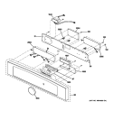 CONTROLLER PARTS Diagram and Parts List for PSB1001NSS01  General Electric Microwave