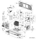 UNIT PARTS Diagram and Parts List for PFSF6PKXABB  General Electric Refrigerator