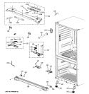 CASE PARTS Diagram and Parts List for GFSS6KIXBSS  General Electric Refrigerator