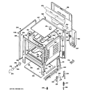 BODY PARTS Diagram and Parts List for RB536DP1BB  Hotpoint Range