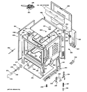 BODY PARTS Diagram and Parts List for RB758DP1CC  Hotpoint Range
