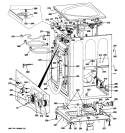 Part Location Diagram of WH16X10108 GE DAMPER BRACKET - LEFT