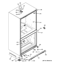 CASE PARTS Diagram and Parts List for PDCS1NCYALSS  General Electric Refrigerator