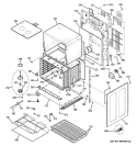 LOWER OVEN Diagram and Parts List for PB970SM3SS  General Electric Range