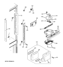 FRESH FOOD SECTION Diagram and Parts List for GDSL0KCXBRLS  General Electric Refrigerator