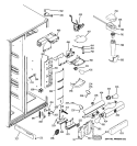 FRESH FOOD SECTION Diagram and Parts List for PSK25VGXACCC  General Electric Refrigerator