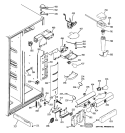 FRESH FOOD SECTION Diagram and Parts List for PSK27VHXACCC  General Electric Refrigerator