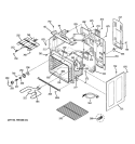 BODY PARTS Diagram and Parts List for PCB900SP1SS  General Electric Range