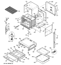 BODY PARTS Diagram and Parts List for PGS975SEM3SS  General Electric Range